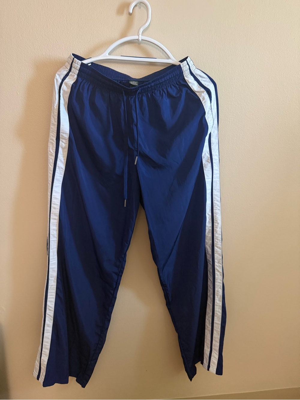 wild fable Navy Track Joggers with White Side Stripes